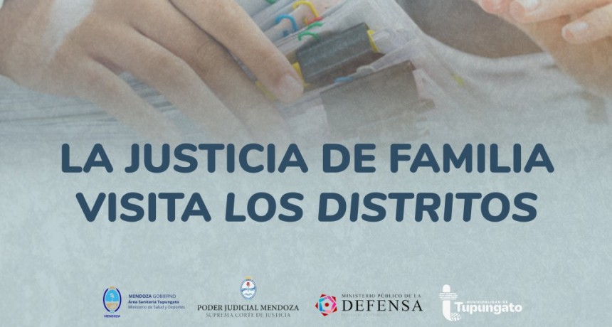 La Justicia de Familia de Tupungato reanuda en 2026 las salidas territoriales