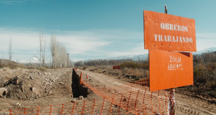 El Acueducto del Oeste avanza a buen ritmo y consolida una inversi&oacute;n hist&oacute;rica para Tupungato