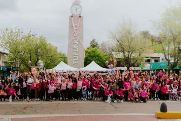 Una marea rosa ti&ntilde;&oacute; a Tupungato, fue un d&iacute;a de concientizaci&oacute;n, encuentro y solidaridad